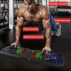Home Workouts Multifunctional Folding Push-Up Board for Chest, Shoulders & Triceps
