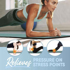 Deluxe Extra Thick Yoga Mat with Non-Slip Surface & Odor Neutralizing Charcoal