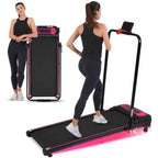 2-in-1 Folding Walking Pad Treadmill with Incline, 2.5HP Quiet Motor, 300 lbs Capacity, Remote & Armrest Control