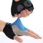 Half Finger Gym Gloves Anti-Slip with Gel Pad for Cycling & Fitness, Men & Women
