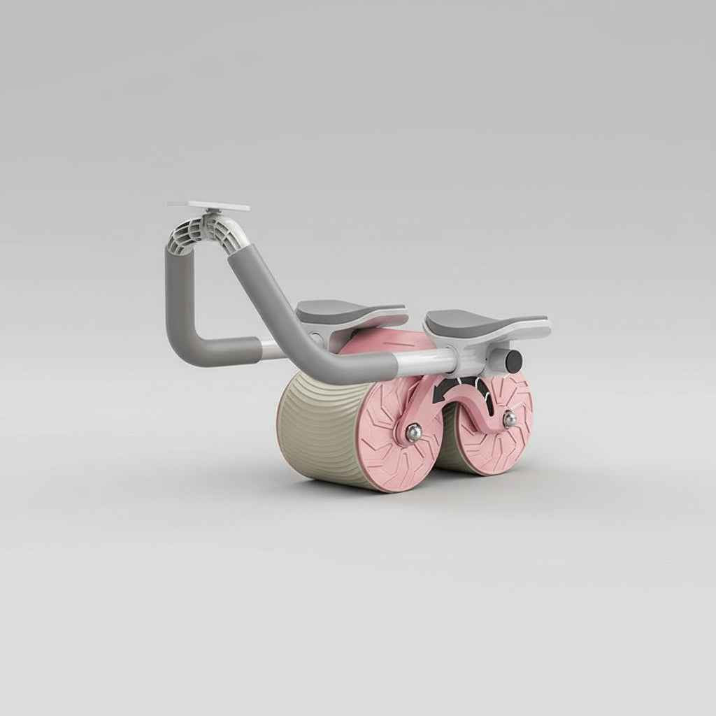 Automatic Rebound AB Roller with Elbow Support for Belly Slimming & Core Workouts