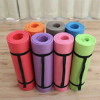 Eco-Friendly NBR Yoga Mat 1cm/1.5cm Thick Non-Slip Comfort