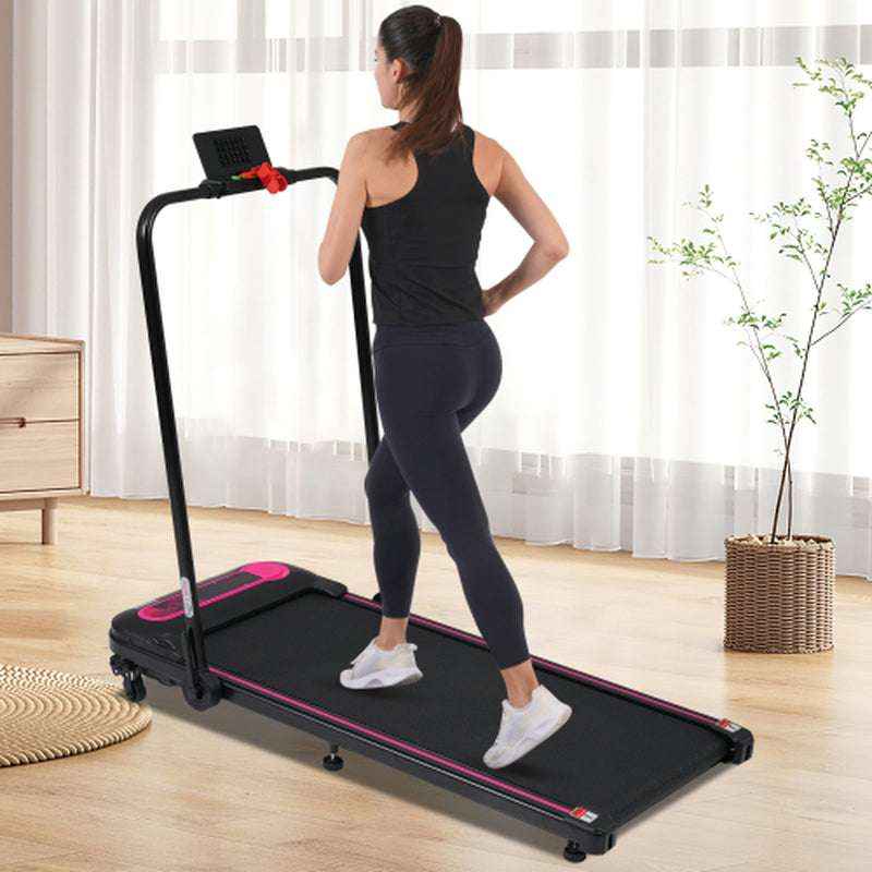 2-in-1 Folding Walking Pad Treadmill with Incline, 2.5HP Quiet Motor, 300 lbs Capacity, Remote & Armrest Control