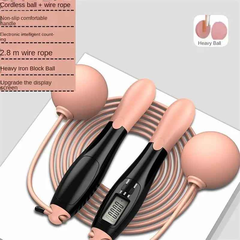 Digital Cordless Jump Rope with LCD Counter for Fitness & Weight Loss