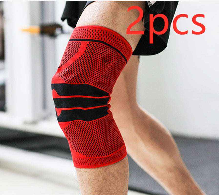 Sports Knee Sleeve Brace for Running & Fitness, Breathable Nylon Knee Support Strap