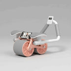 Automatic Rebound AB Roller with Elbow Support for Belly Slimming & Core Workouts
