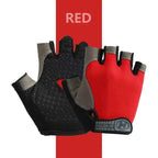 Half Finger Gym Gloves Anti-Slip with Gel Pad for Cycling & Fitness, Men & Women