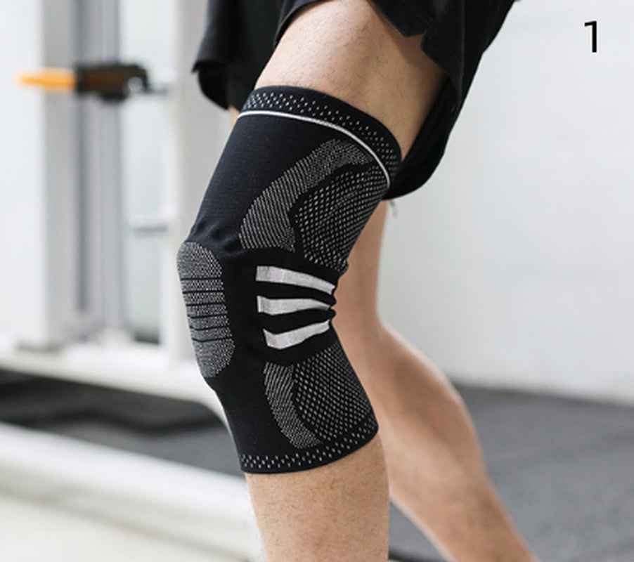 Sports Knee Sleeve Brace for Running & Fitness, Breathable Nylon Knee Support Strap