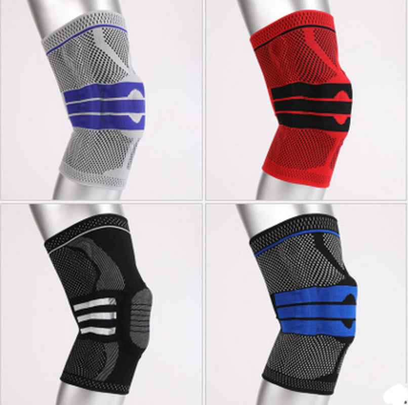 Sports Knee Sleeve Brace for Running & Fitness, Breathable Nylon Knee Support Strap