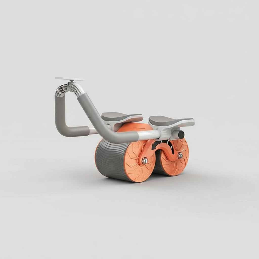 Automatic Rebound AB Roller with Elbow Support for Belly Slimming & Core Workouts