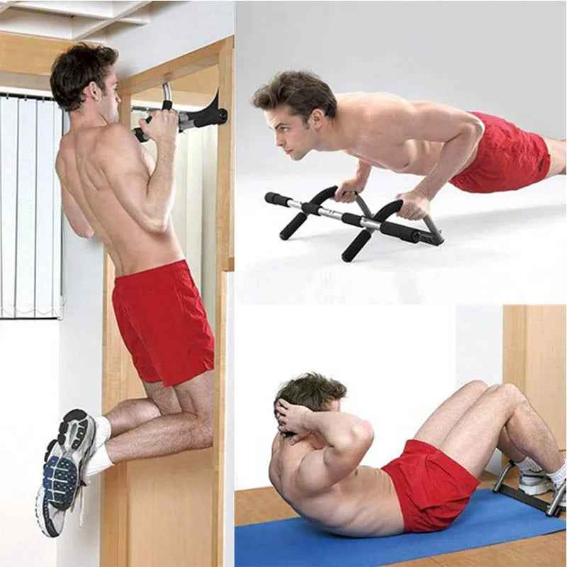 Adjustable Chin Up Bar for Home Gym, Door Frame Pull Up Bar for Upper Body Workout