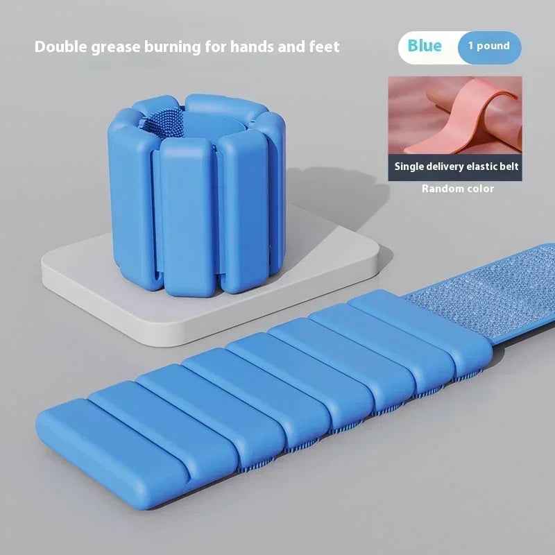 Adjustable Wrist & Ankle Weights Pair Silicone Bracelet for Yoga, Running & Gym