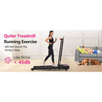 2-in-1 Folding Walking Pad Treadmill with Incline, 2.5HP Quiet Motor, 300 lbs Capacity, Remote & Armrest Control