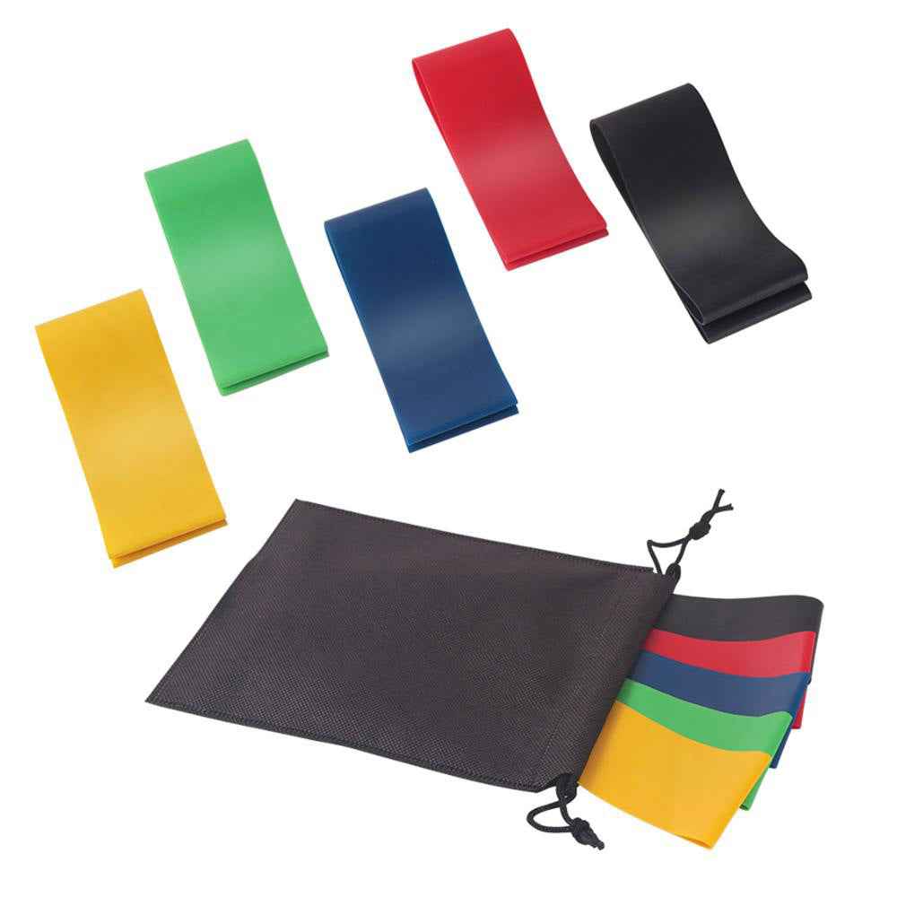 5 Level Resistance Bands Set Latex for Yoga & Strength Training
