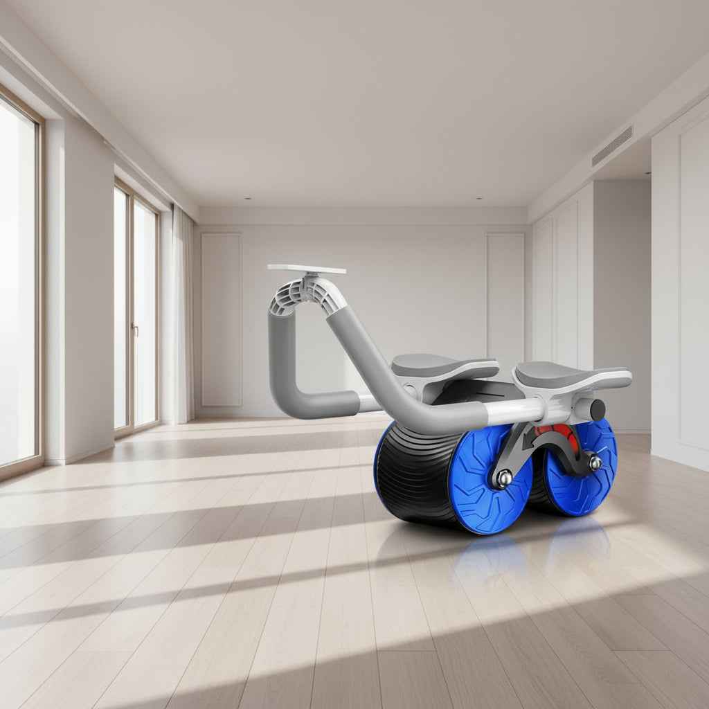 Automatic Rebound AB Roller with Elbow Support for Belly Slimming & Core Workouts
