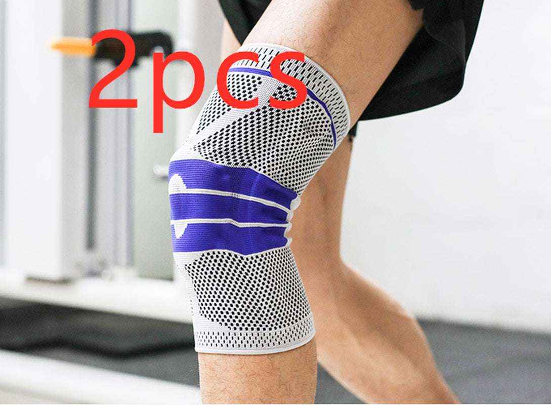 Sports Knee Sleeve Brace for Running & Fitness, Breathable Nylon Knee Support Strap