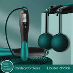 Digital Cordless Jump Rope with LCD Counter for Fitness & Weight Loss