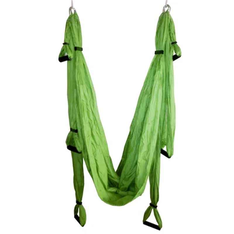 Anti-Gravity Yoga Hammock with Inversion Strap for Strength & Decompression