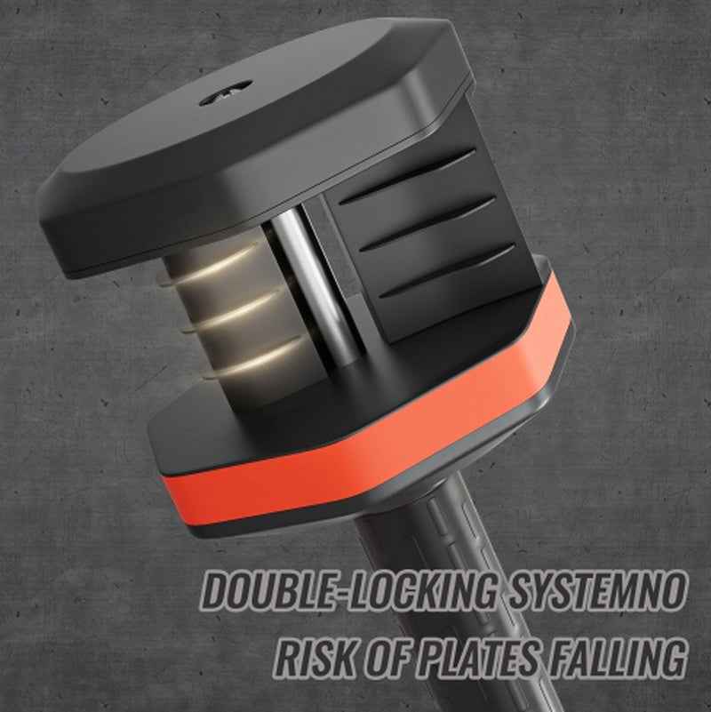 55LB Adjustable Dumbbell Set, 5-in-1 Free Weights for Home Gym, Fast Adjust Handle, Full-Body Workout for Men & Women