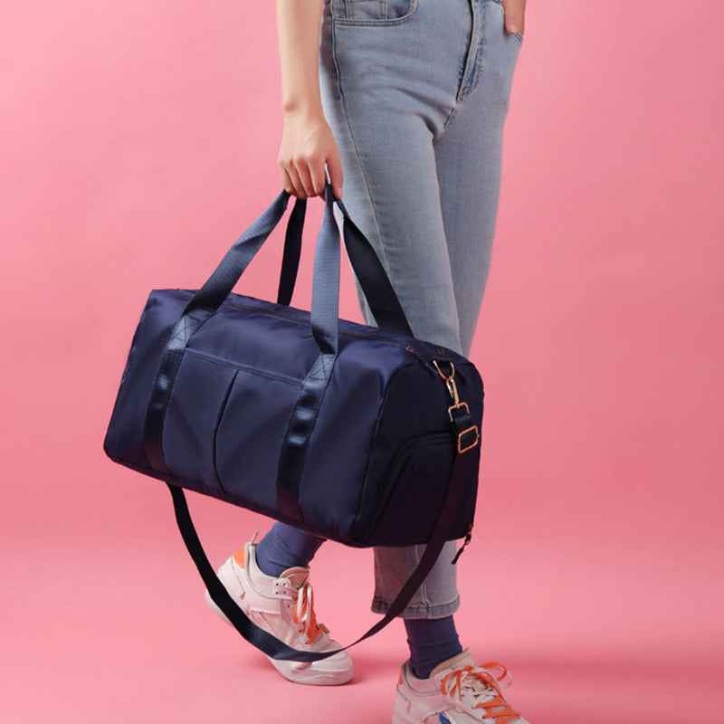 Waterproof Fitness Duffel Travel Bag 36-55L with Shoulder Strap